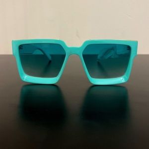 Teal Stylish Glasses
